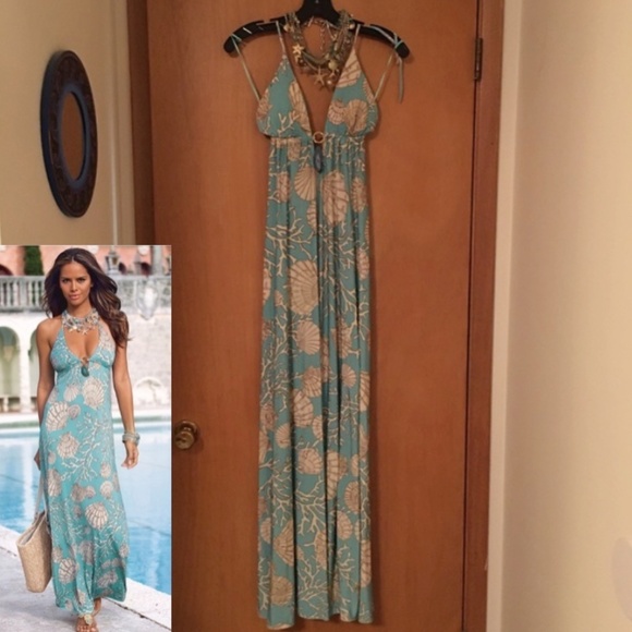 Boston Proper Dresses & Skirts - Boston Proper Ocean Getaway Maxi Dress 2, worn 1X